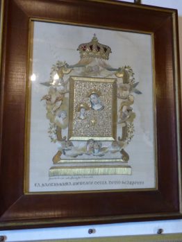 Икона, вышитая волосами в Перасте