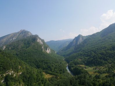 Вид на каньон реки Тара