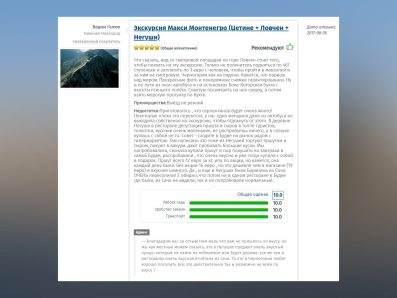 Отзывы туристов о компании Olimpus