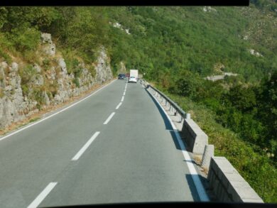 Качество дорог в Черногории