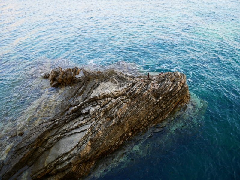 Адриатическое море по дороге к Могрен, Черногория