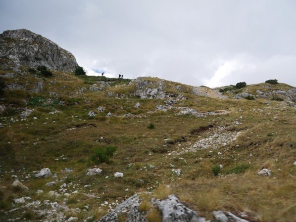 Туристы в горах Дурмитора, Черногория